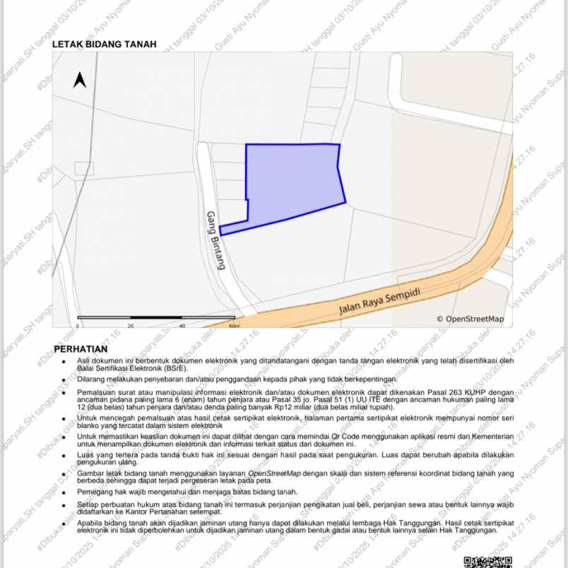 dijual tanah raya dalung