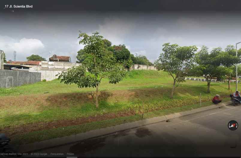 dijual tanah summarecon serpong jl