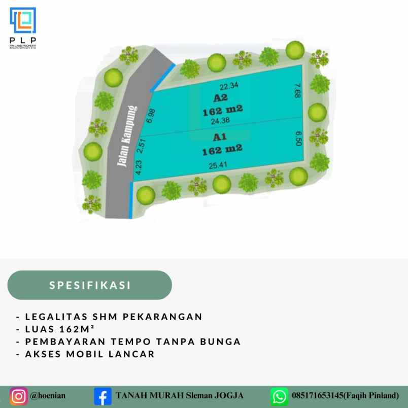 dijual tanah tamanmartani