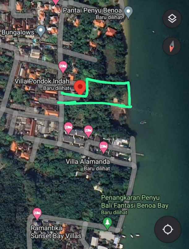 dijual tanah tanjung benoa nusa dua