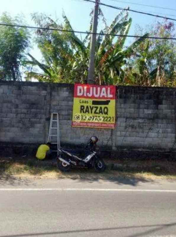 dijual tanah tepi jalan daerah gading pasuruan kota