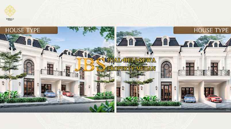 dijual villa emerald residence jln