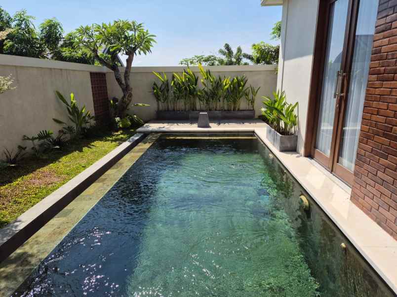 dijual villa view sawah area sanur denpasar bali