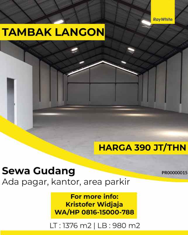 disewakan gudang mutiara tambak langon surabaya