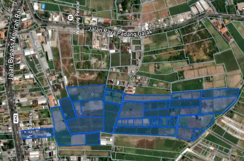 disewakan tanah buluh indah