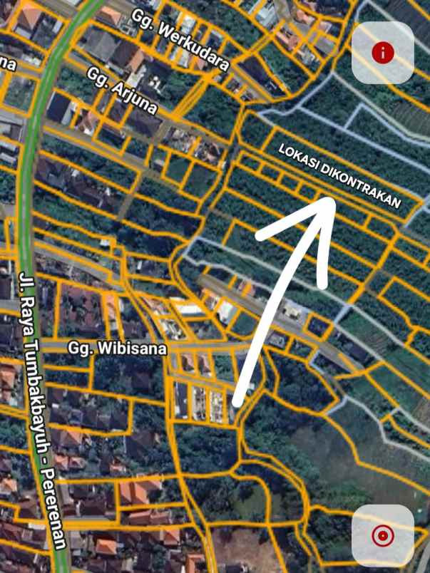 disewakan tanah tumbak bayuh