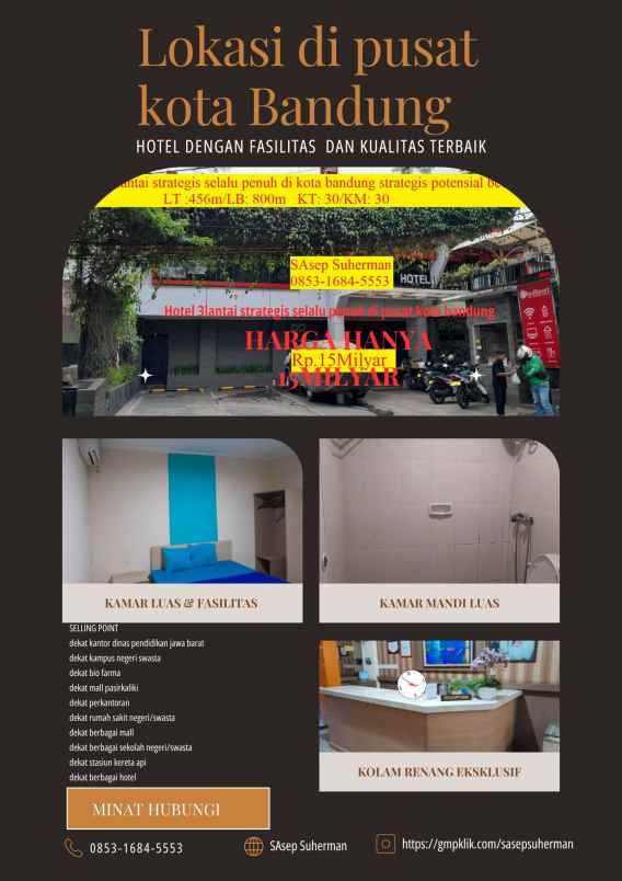 hotel strategis selalu penuh di kota bandung