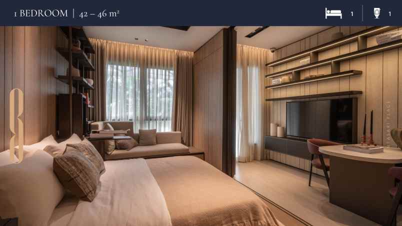 jual antasari place 1br unfurnished