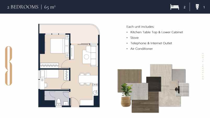 jual antasari place 1br unfurnished