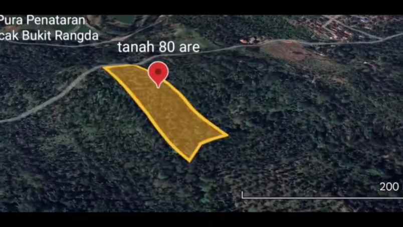lahan kebun shm 80 are dekat pantai di tabanan bali