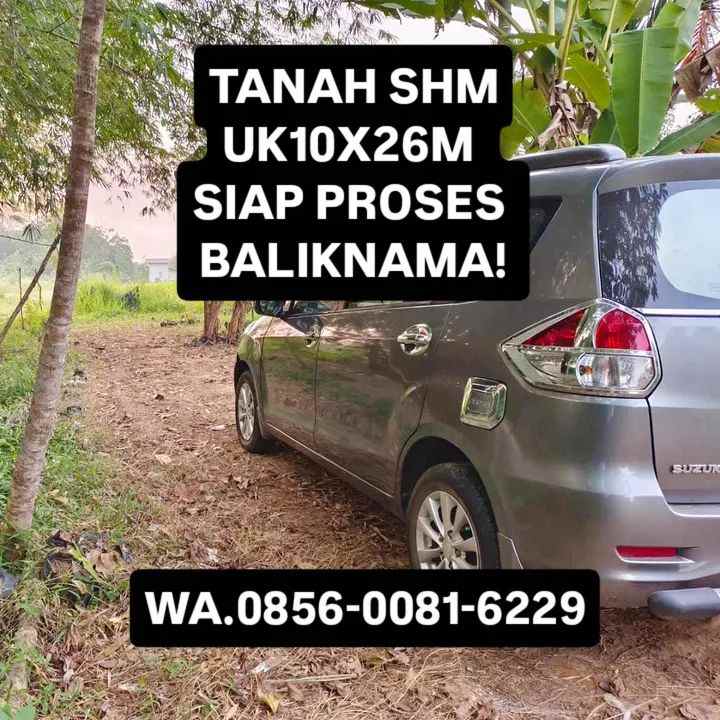 miliki tanah bersertipikat dekat ayani 2 kubu uk10x26