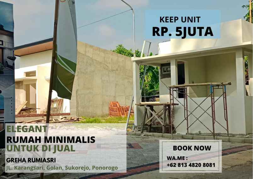 minimalis modern rumah syariah ponorogo