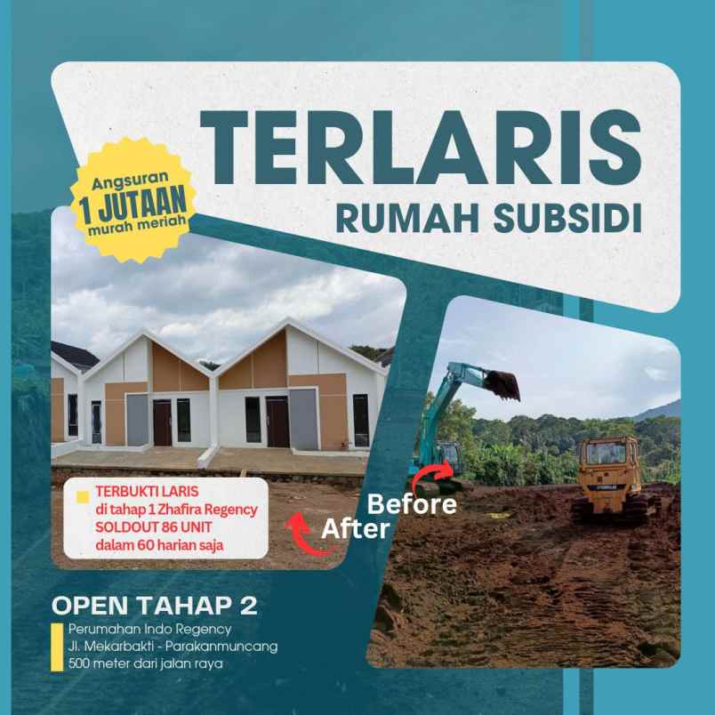 perumahan subsidi dp murah bandung timur indo regency