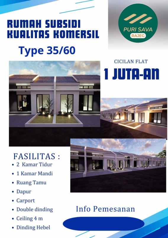 perumahan subsidi puri sava rajeg tangerang