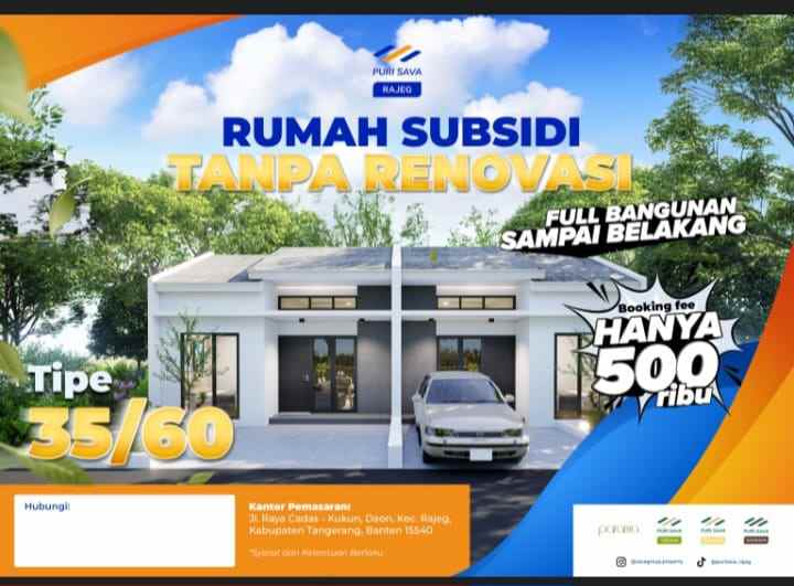 perumahan subsidi puri sava rajeg tangerang