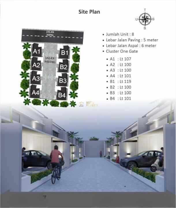 rumah baru desain modern 9 menit ke sleman city hall