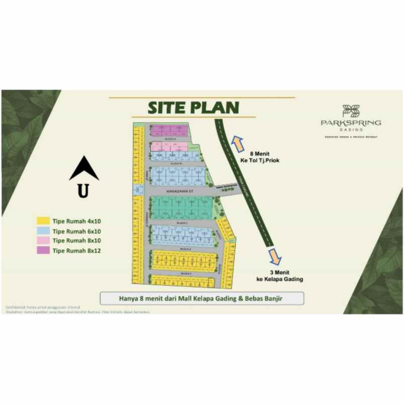 rumah baru di parkspring kelapa gading jakarta utara