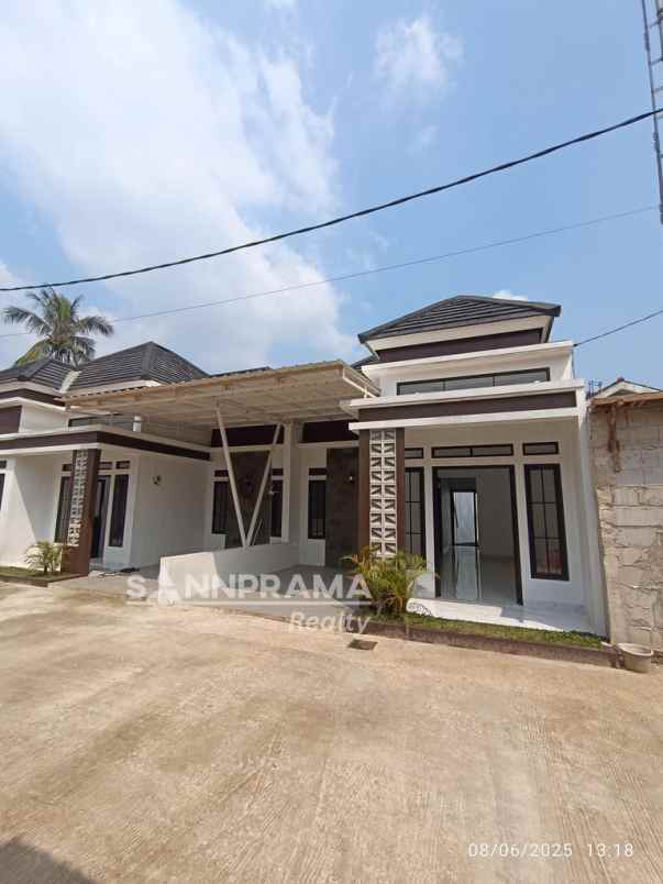 rumah baru siap huni dalam cluster di bedahan sawangan