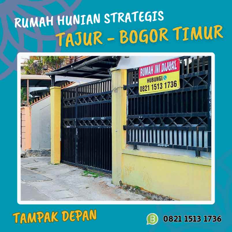 rumah di tajur bogor timur dekat tol bocimi