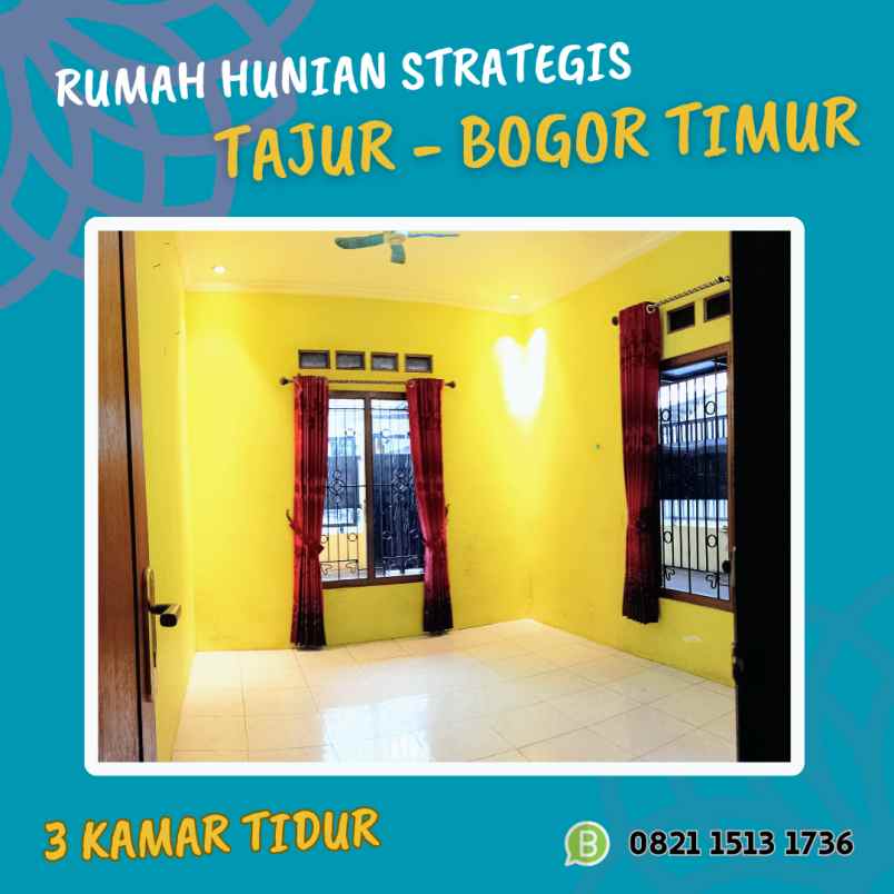 rumah di tajur bogor timur dekat tol bocimi