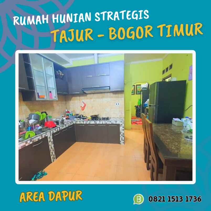 rumah di tajur bogor timur dekat tol bocimi