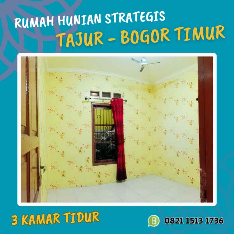 rumah di tajur bogor timur dekat tol bocimi