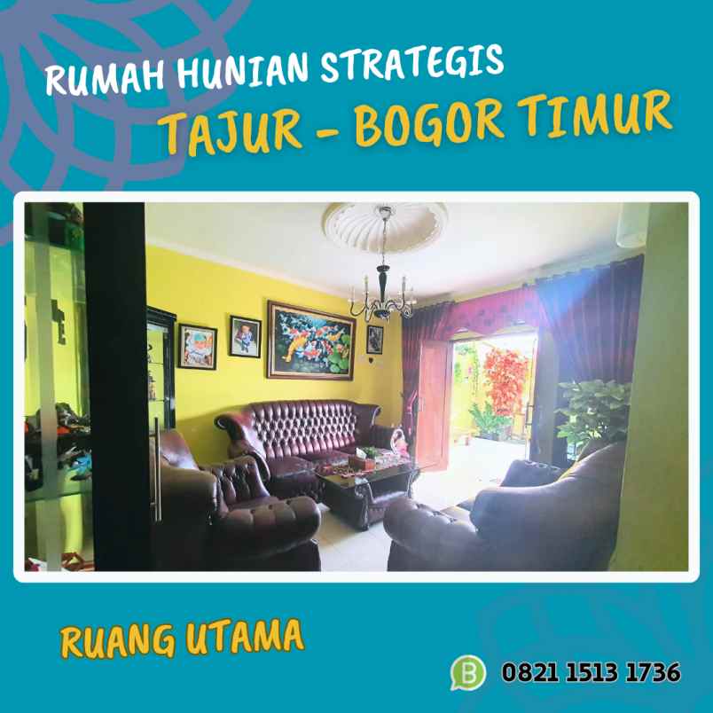 rumah di tajur bogor timur dekat tol bocimi