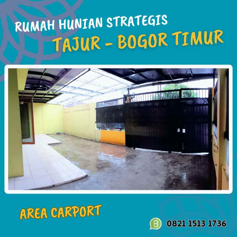 rumah di tajur bogor timur dekat tol bocimi