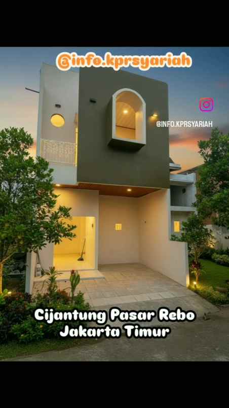 rumah dua lantai siap huni cijantung jakarta timur