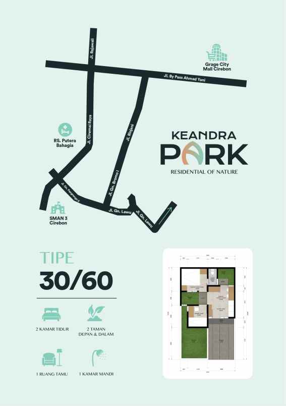 rumah jl gn lawu larangan kec