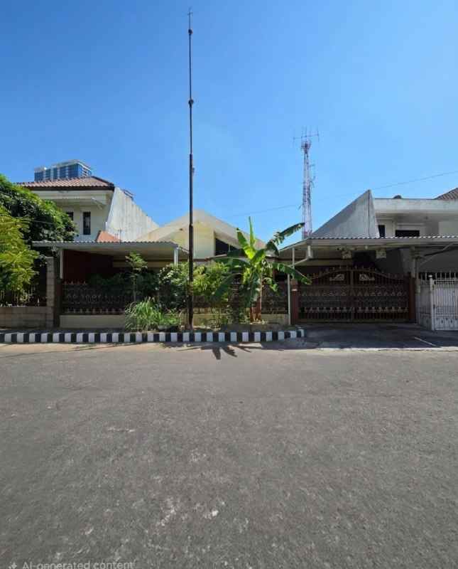 rumah kertajaya indah strategis row 3 mobil