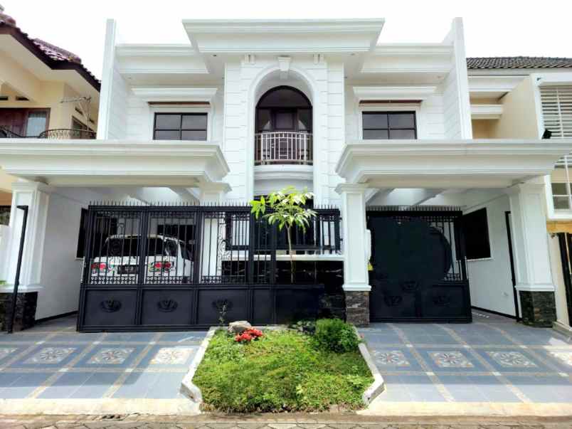 rumah mewah modern minimalis lokasi graha golf araya