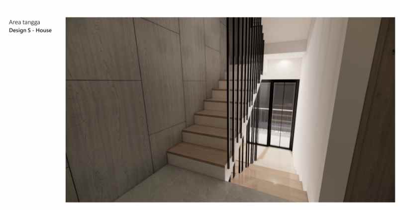 rumah modern minimalis strategis di cirendeu tang sel