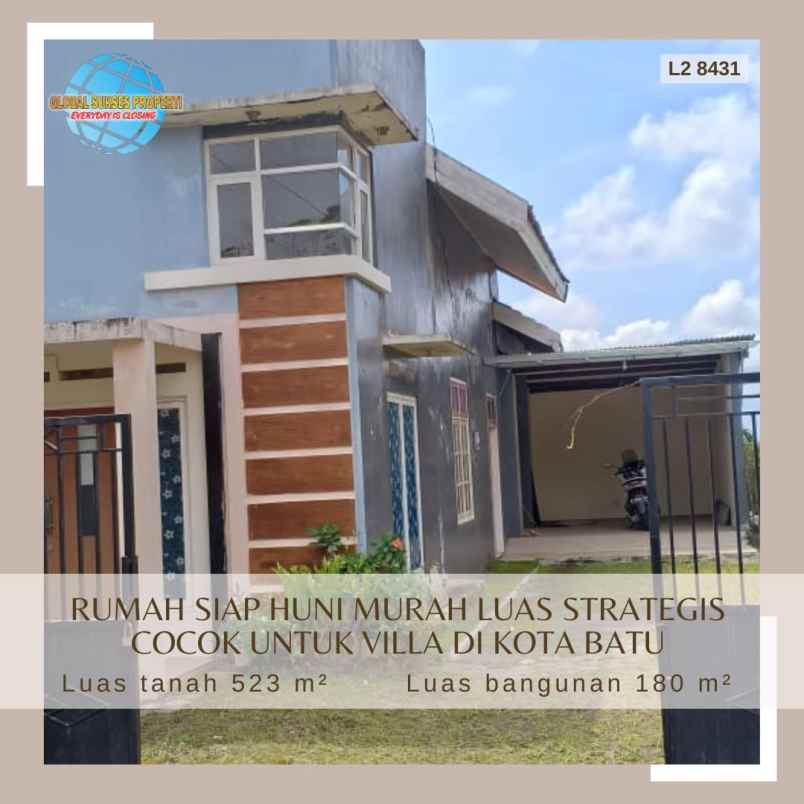 rumah murah strategis harga nego di temas kota batu