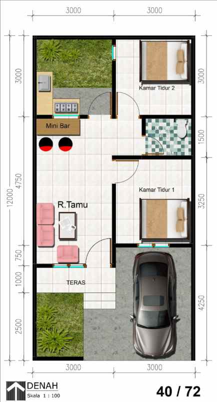 rumah siap huni lokasi cemorokandang kota malang