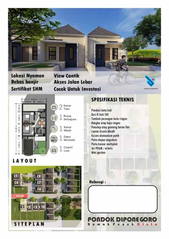 rumah siap huni murah tembalang mangunharjo shm