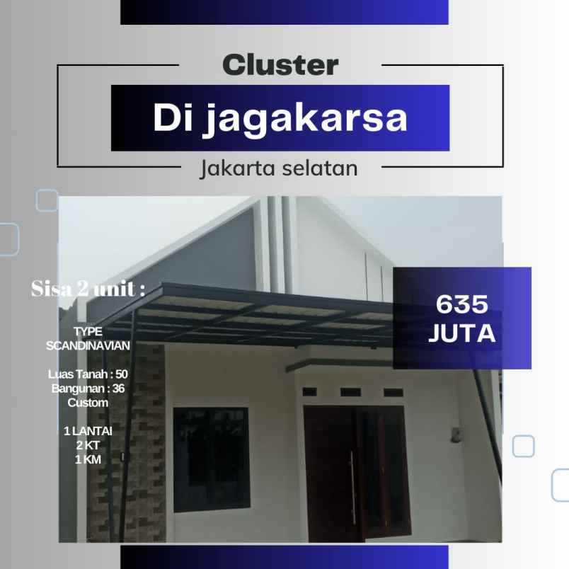 rumah siap huni ready cipedak jagakarsa jakarta