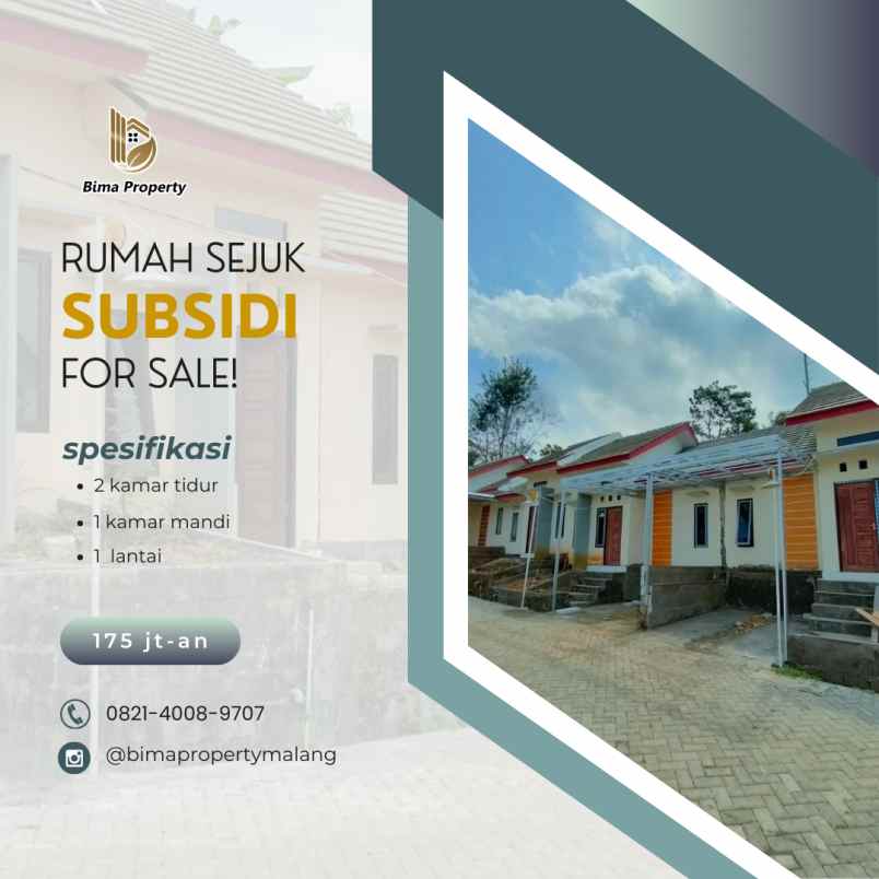 rumah subsidi minimalis bebas banjir keamanan 24 jam