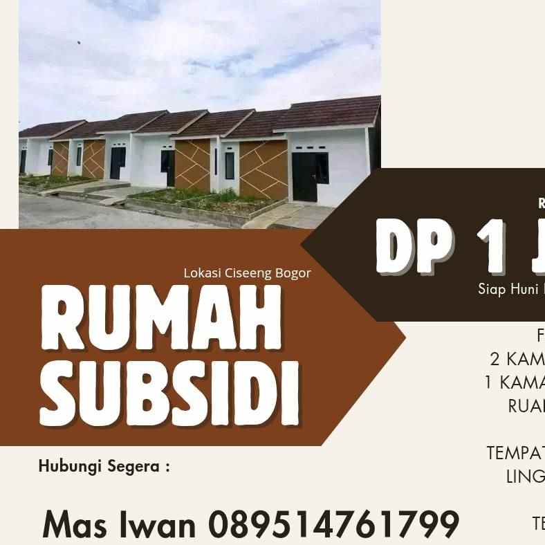 rumah subsidi siap huni bebas banjir