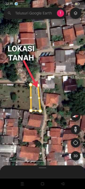 tanah di cinangka sawangan depok