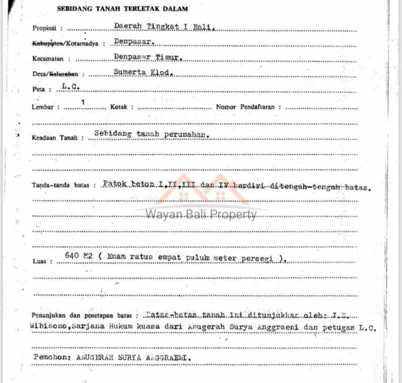 tanah jln badak agung