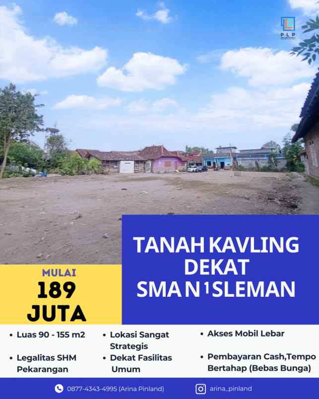tanah kavling 189 juta dekat ibarbo park
