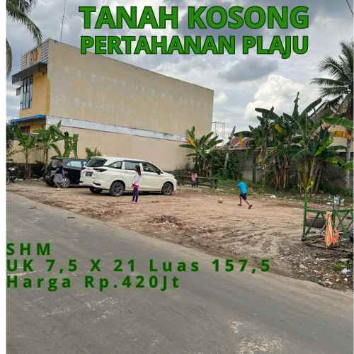 tanah kosong daerah pertahanan plaju
