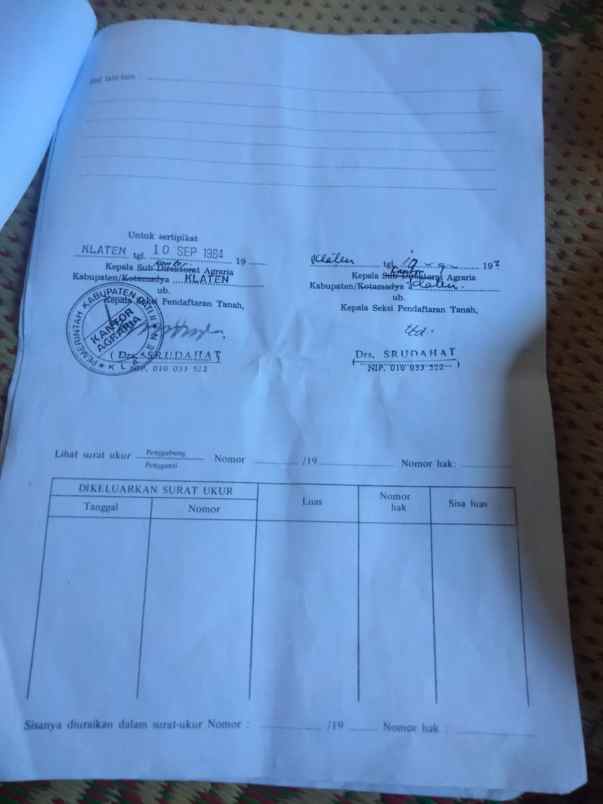 tanah pekarangan murah di perbatasan jogja klaten