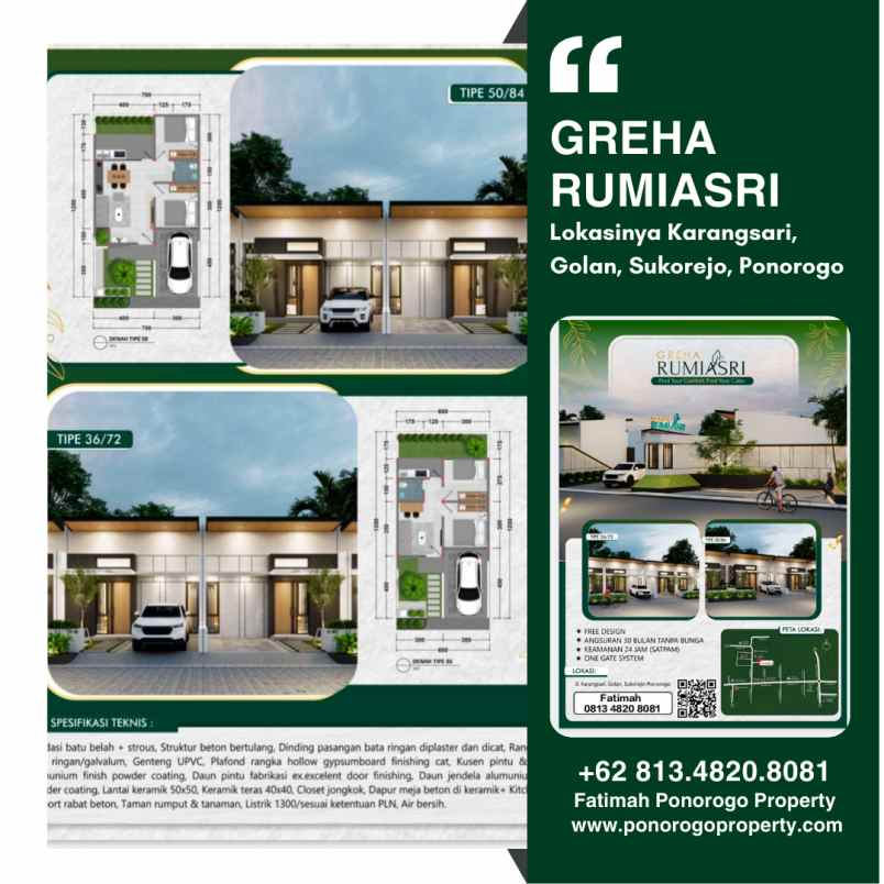 terbaik dikelasnya rumah minimalis ponorogo