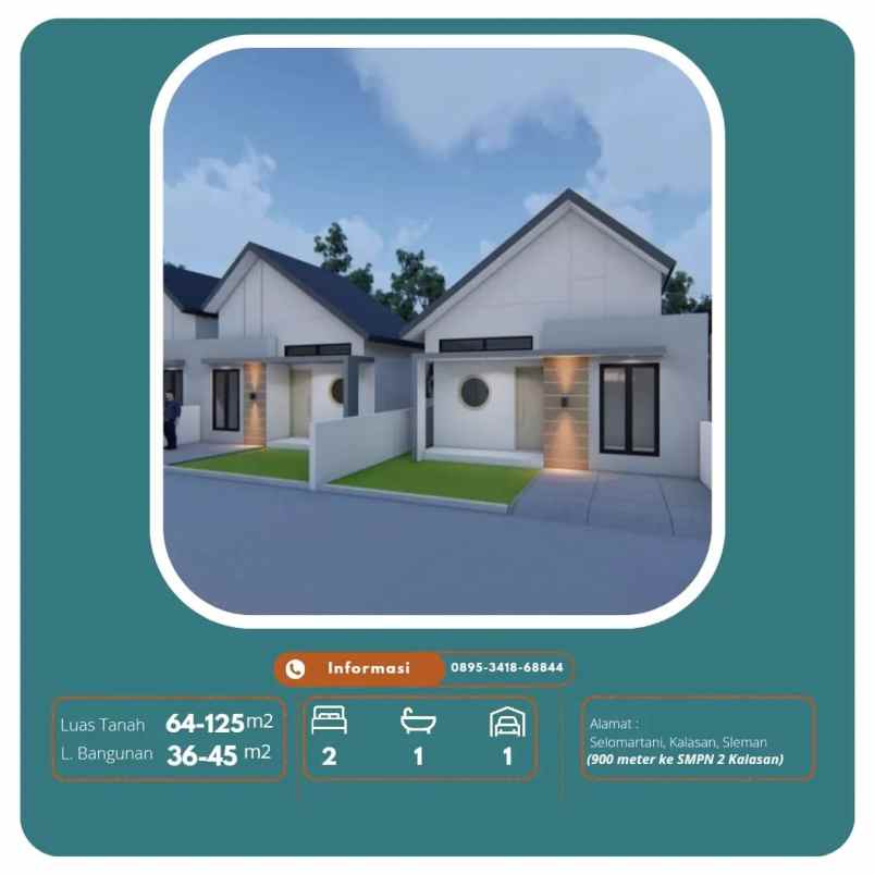 termurah rumah cluster 300 jutaan di kalasan sleman