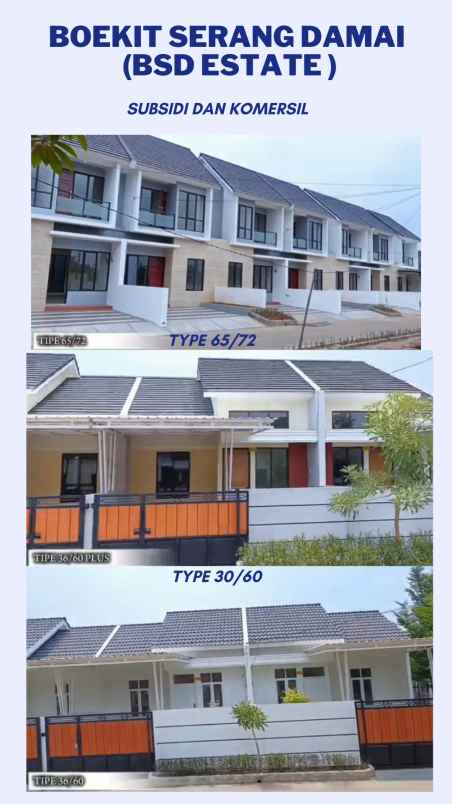 boekit serang damai rumah subsidi dan komersil