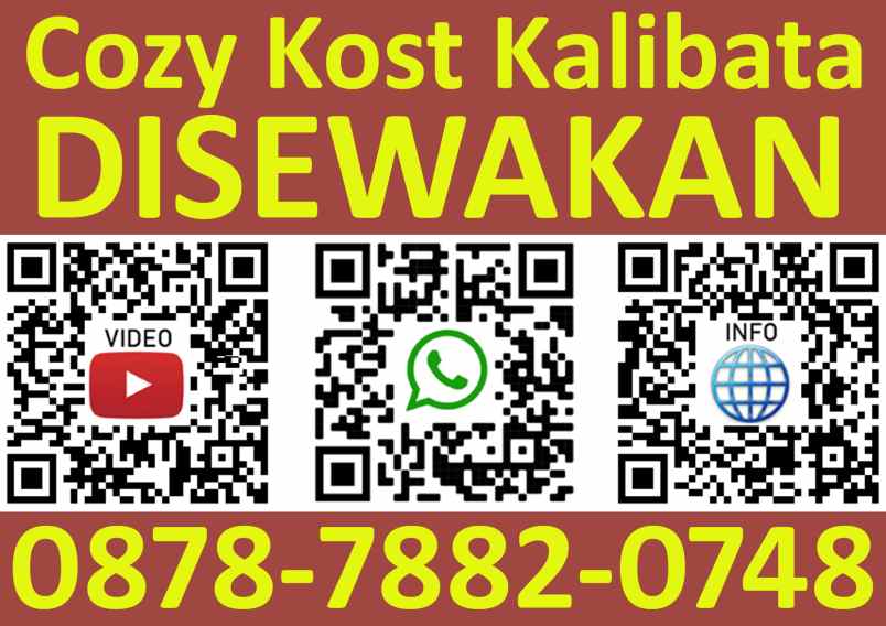 cozy kost kalibata nyaman ekonomis di jakarta selatan