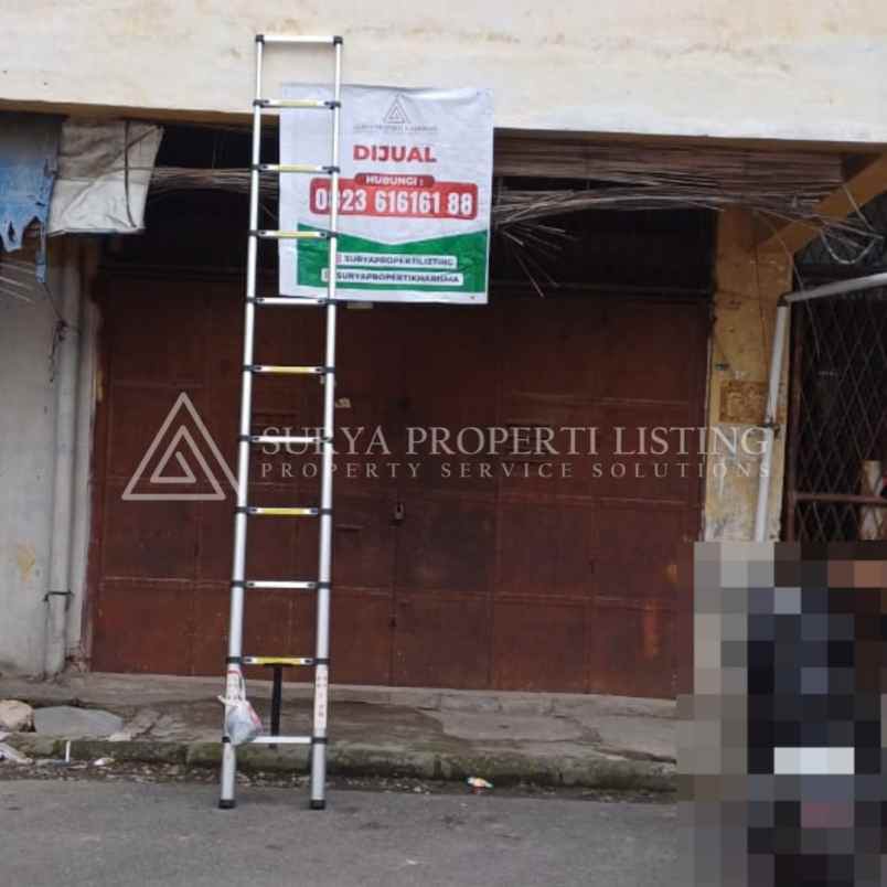 di sewa dijual kios toko jalan sambas medan kota