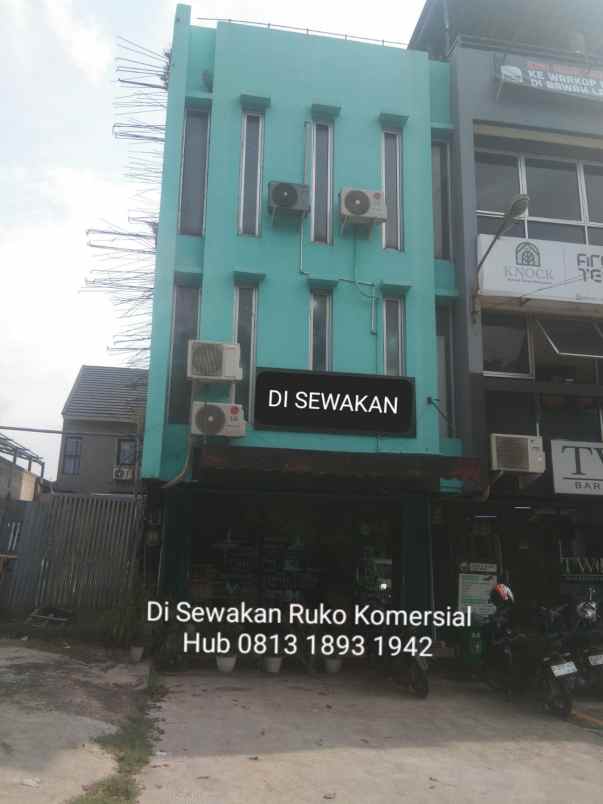 di sewakan ruko komersial lokasi strategis